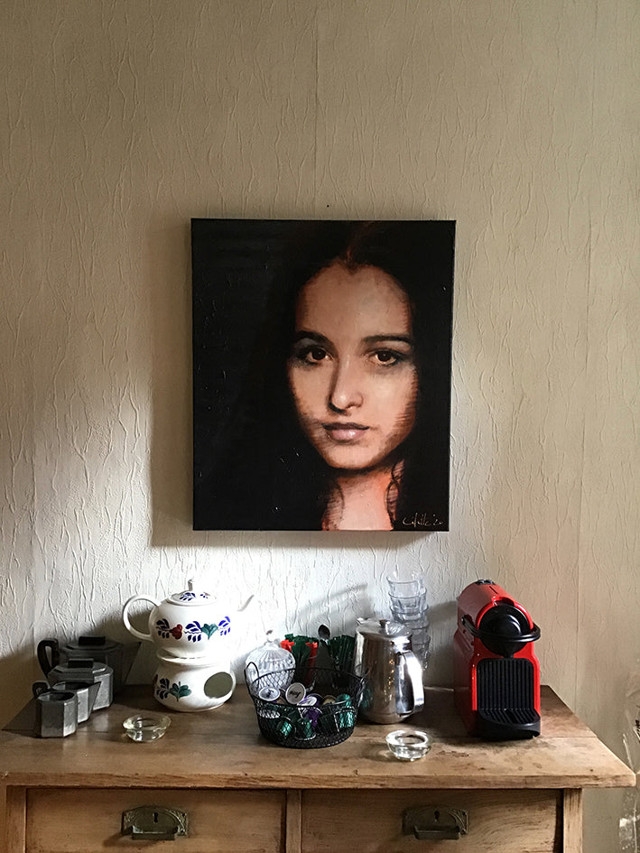 claire obscure portret door Colette van Ojik