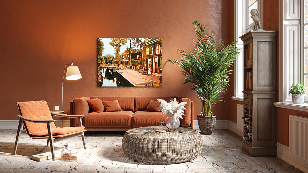 Painting of Veenendaal, the Netherlands by Dutch artist Colette van Ojik