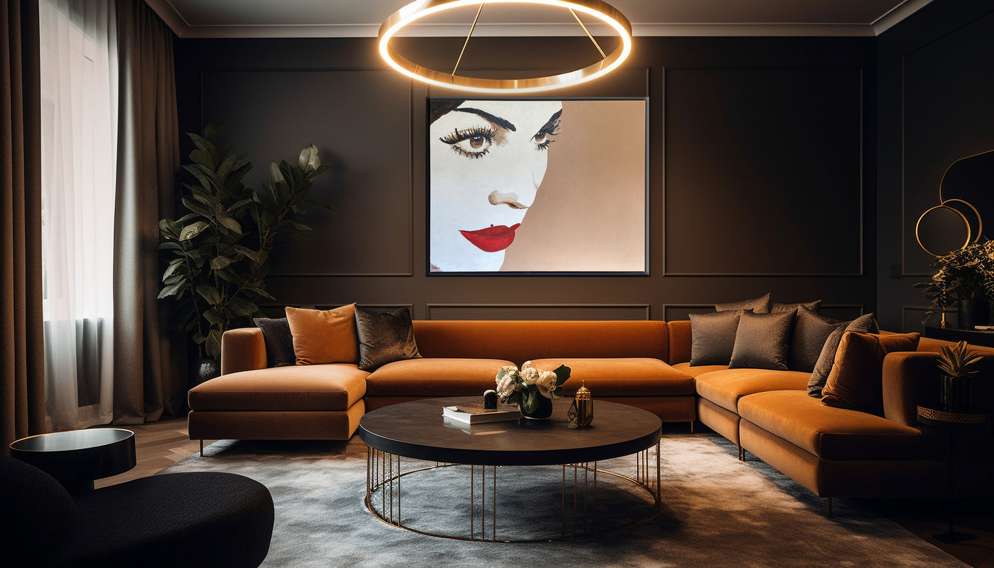 Contemporary portraited painted by Dutch artist Colette van Ojik