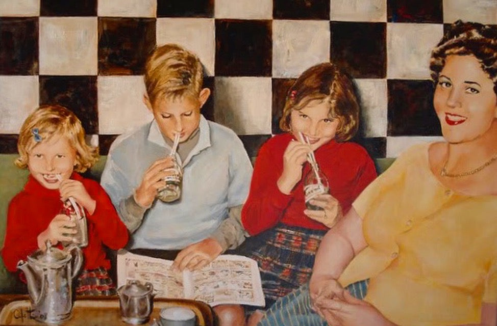 Voorbeeld van een schilderij in opdracht | Colette van Ojik