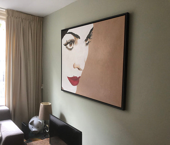 Contemporary portraited painted by Dutch artist Colette van Ojik