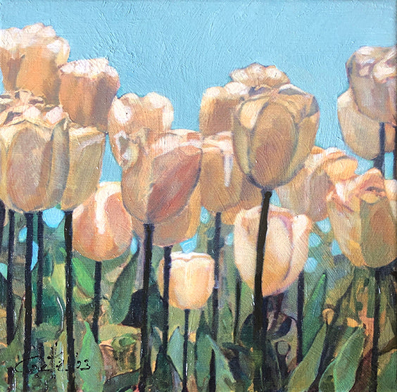 Tulips from the netherlands painted by Colette van Ojik